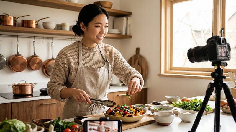 玩物社区美食视频制作